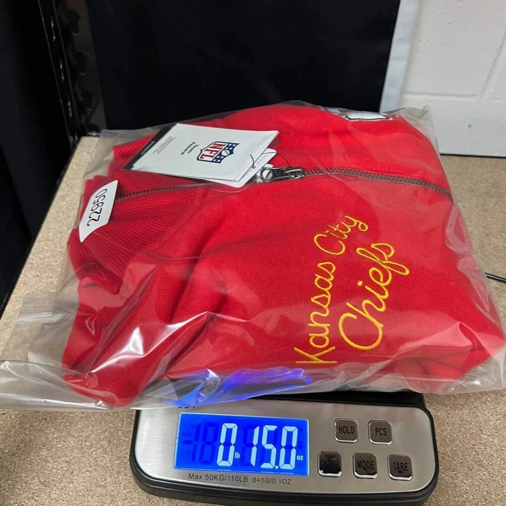 Nike Kansas City Chiefs Sweatshirt Women Medium Red Quarter Zip Cropped New M